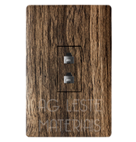 Conjunto Jack Duplo RJ11 Telefone 4x2 - Novara Especiais Carvalho